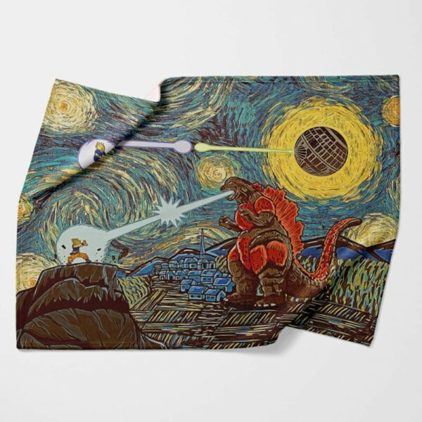 Epic Battle Dragon Ball Z Star Starry Night Fleece Blanket 3.jpg
