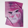 Espeon Always on my Mind Pokemon Fleece Blanket 1.webp