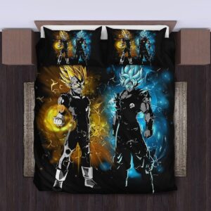 Goku And Vegeta Of Dragon Ball Bedding Set Duvet Cover Pillow Cases.jpg