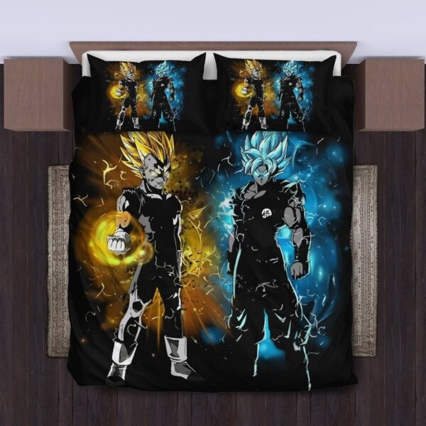 Goku And Vegeta Of Dragon Ball Bedding Set Duvet Cover Pillow Cases.jpg