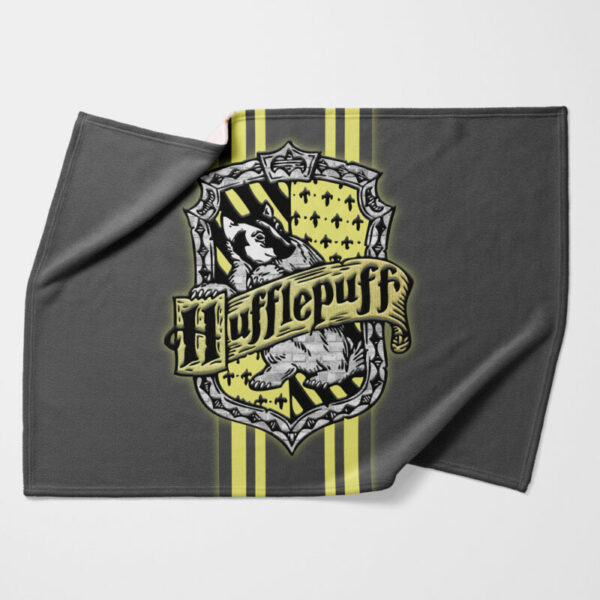 Hufflepuff Harry Potter Hogwarts Fleece Blanket 3.jpg