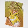 Jolteon Electrifying Pokemon Fleece Blanket 3.jpg