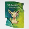 Leafeon Bloom Pokemon Fleece Blanket 3.jpg