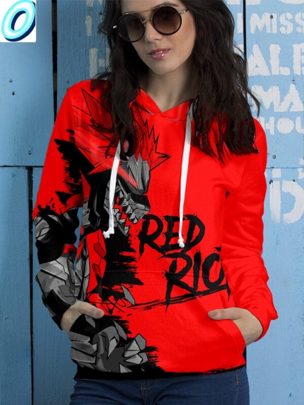 My Hero Academia Kirishima Unisex Pullover Hoodie 2.jpg