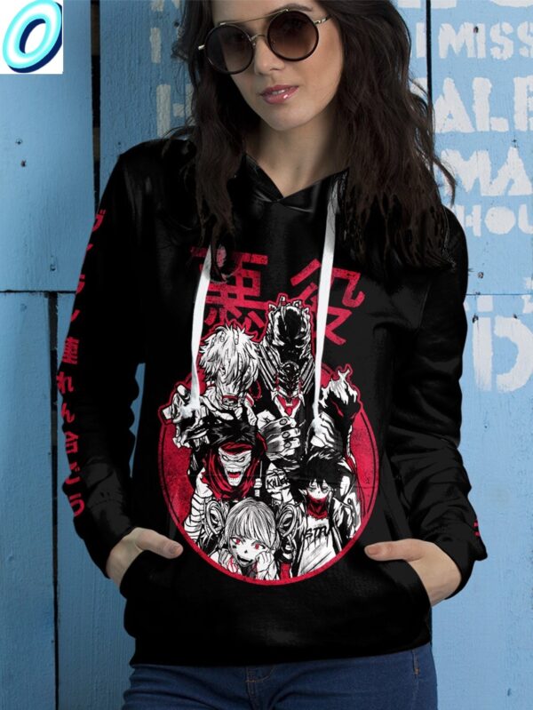 My Hero Academia Villains Unisex Pullover Hoodie 3.jpg