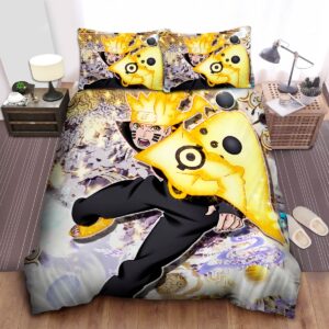 Naruto In Six Paths Mode Artwork Bed Sheet Spread Duvet Cover Bedding Set.jpg