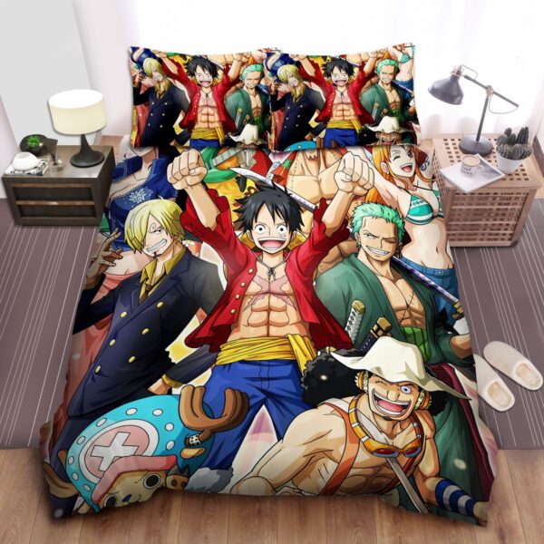 One Piece After Timeskip Bed Sheets Spread Duvet Cover Bedding Set.jpg