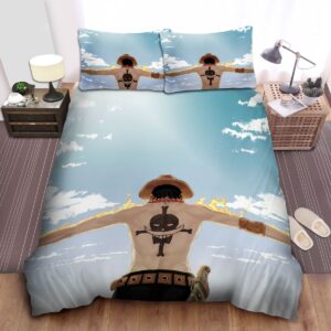 One Piece Fire Fist Son Of Edward Newgate Bed Sheets Spread Duvet Cover Bedding Set.jpg