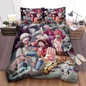One Piece Kid With Law And Luffy Bed Sheets Spread Duvet Cover Bedding Set.jpg