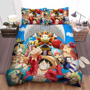 One Piece New Adventures Of Straw Hat Members Bed Sheets Spread Duvet Cover Bedding Set.jpg