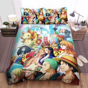 One Piece New Adventures With Thousand Sunny Bed Sheets Spread Duvet Cover Bedding Set.jpg