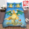 Personalized Custom Name Pokemon The Charizard Floating In The Sky Bed Sheets Spread Duvet Cover Bedding Set.jpg