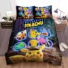 Pokemon Detective Pikachu Movie Only In Theaters Poster Bed Sheets Spread Duvet Cover Bedding Set.jpg