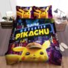 Pokemon Detective Pikachu Movie Simle Poster Bed Sheets Spread Duvet Cover Bedding Set.jpg