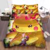 Pokemon Huge Pikachu Behind Ash Satoshi Bed Sheets Spread Duvet Cover Bedding Set.jpg