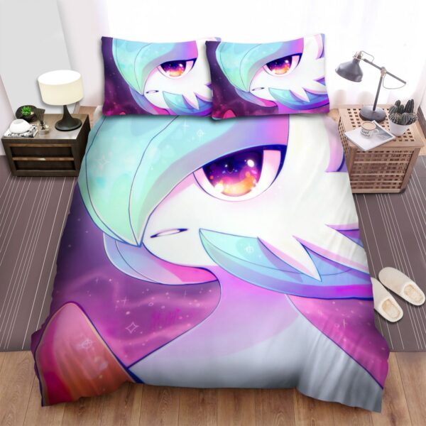 Pokemon Inside Gardevoirs Eye Artwork Bed Sheets Spread Duvet Cover Bedding Set.jpg