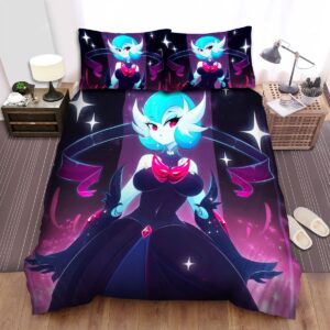 Pokemon Mega Shiny Gardevoir Portrait Artwork Bed Sheets Spread Duvet Cover Bedding Set.jpg