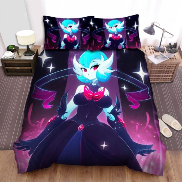 Pokemon Mega Shiny Gardevoir Portrait Artwork Bed Sheets Spread Duvet Cover Bedding Set.jpg