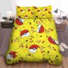 Pokemon Pikachu And Pokeball Bed Sheets Spread Duvet Cover Bedding Set.jpg