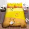 Pokemon Pikachu Evolutions Bed Sheets Spread Duvet Cover Bedding Set.jpg