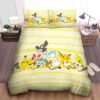Pokemon Pikachu Family Raichu And Pichu Cap Bed Sheets Spread Duvet Cover Bedding Set.jpg