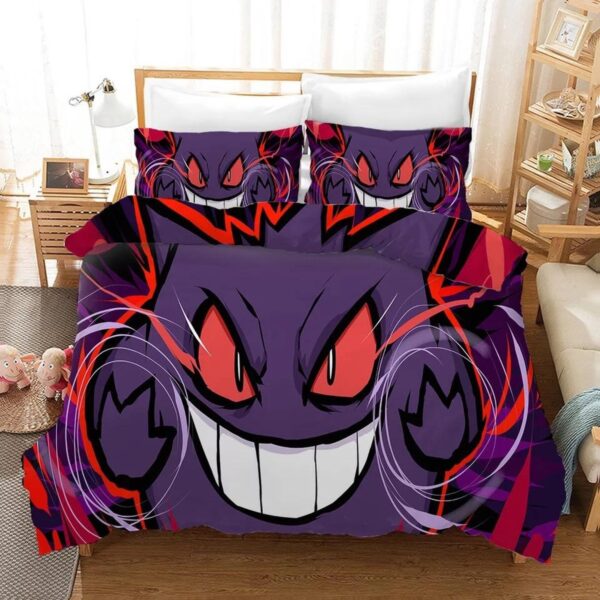 Pokemon Pikachu Gengar Duvet Cover Bedding Set.jpg