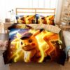 Pokemon Pikachu Print 3d Bedding Set 3 Duvet Cover Pillow Cases.jpg