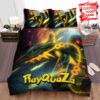 Pokemon Shiny Mega Rayquaza Digital Art Bed Sheets Spread Duvet Cover Bedding Set.jpg