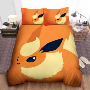 Pokemons Eevee Illustration Bed Sheets Spread Duvet Cover Bedding Set.jpg