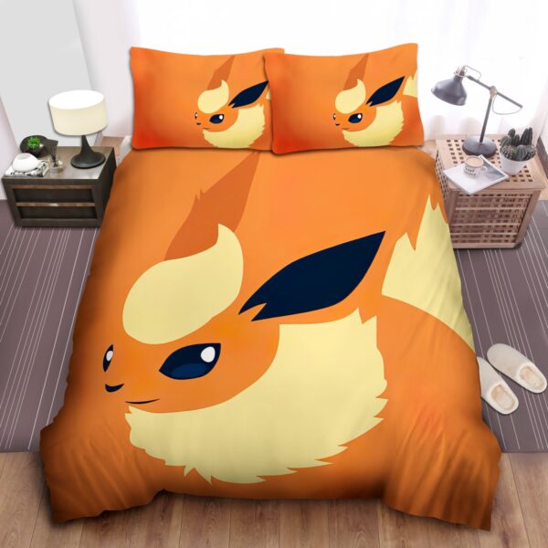 Pokemons Eevee Illustration Bed Sheets Spread Duvet Cover Bedding Set.jpg