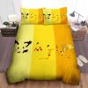 Pokemons Pichu Pikachu Raichu Artwork Bed Sheets Spread Duvet Cover Bedding Set.jpg