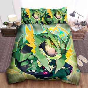 Pokemons Powerful Rayquaza Bed Sheets Spread Duvet Cover Bedding Set.jpg
