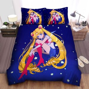 Sailor Moon Long Hair Of Sailor Moon Bed Sheets Spread Duvet Cover Bedding Set.jpg