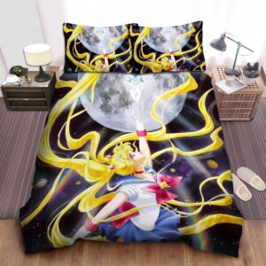 Sailor Moon Usagi Tsukino Casting Imperium Silver Crystal Bed Sheets Spread Duvet Cover Bedding Set.jpg