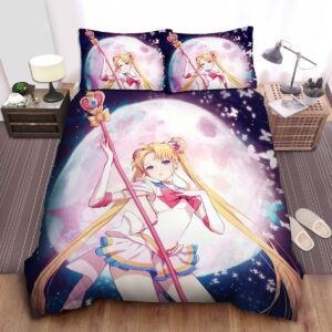 Sailor Moon Usagi Tsukinos Spiral Heart Moon Rod Bed Sheets Spread Comforter Duvet Cover Bedding Set.jpg