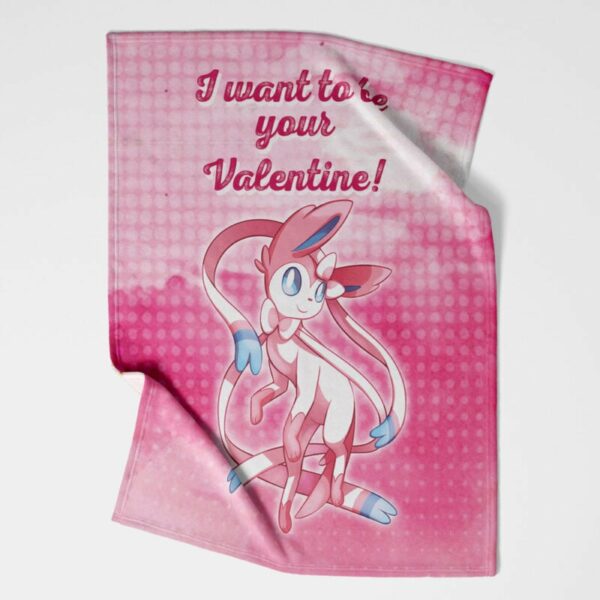 Sylveon Your Valentine Pokemon Fleece Blanket 3.jpg