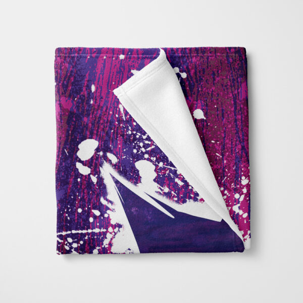 Trippy Ghostly Evolution Ghastly Haunter Gengar Pokemon Fleece Blanket 2.jpg