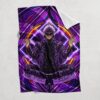 Trippy Meditating Gojo Satoru Jujutsu Kaisen Fleece Blanket 5.jpg