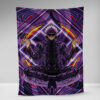 Trippy Meditating Gojo Satoru Jujutsu Kaisen Fleece Blanket 7.jpg