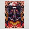 Trippy Meditating Itachi Akatsuki Fleece Blanket 6.jpg