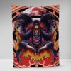 Trippy Meditating Itachi Akatsuki Fleece Blanket 7.jpg