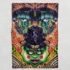 Trippy Meditating Shigeo Kageyama Mob Psycho 100 Fleece Blanket 5.jpg