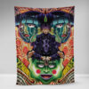 Trippy Meditating Shigeo Kageyama Mob Psycho 100 Fleece Blanket 7.jpg